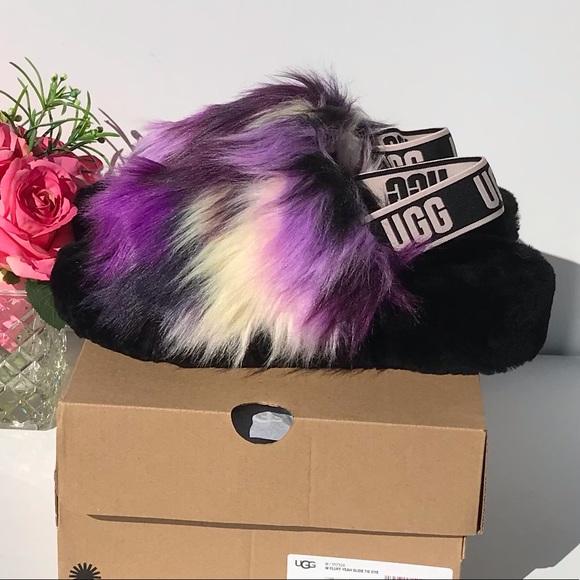 UGG Fluff Yeah Slide Tie Dye - Picture 3 of 8